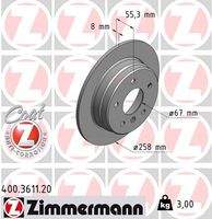 ZIMMERMANN 400361120 Bremsscheibe
