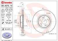 BREMBO 09A27211 Bremsscheibe