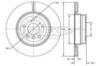 TOMEX Brakes TX7300 Bremsscheibe