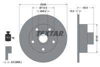 TEXTAR 92072103 Bremsscheibe