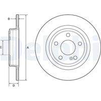 DELPHI BG4558C Bremsscheibe