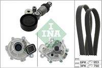 Schaeffler INA 529037130 Wasserpumpe + Keilrippenriemensatz