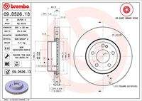 BREMBO 09D52613 Bremsscheibe