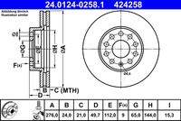 ATE 24012402581 Bremsscheibe