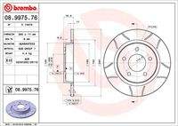 BREMBO 08997576 Bremsscheibe