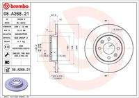 BREMBO 08A26821 Bremsscheibe