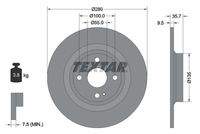 TEXTAR 92320003 Bremsscheibe