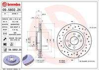 BREMBO 0958022X Bremsscheibe