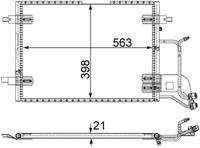 MAHLE AC352000S Kondensator, Klimaanlage