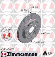 ZIMMERMANN 430149620 Bremsscheibe