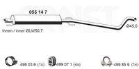 ERNST 055147 Mittelschalldämpfer
