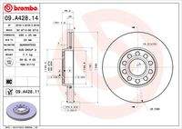 BREMBO 09A42811 Bremsscheibe