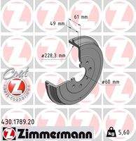 ZIMMERMANN 430178920 Bremstrommel