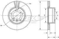 TOMEX Brakes TX7105 Bremsscheibe