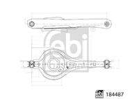 FEBI BILSTEIN 184487 Lenker, Radaufhängung