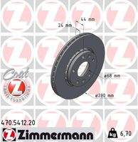 ZIMMERMANN 470541220 Bremsscheibe