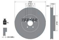 TEXTAR 92167900 Bremsscheibe