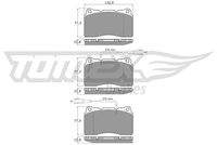 TOMEX Brakes TX1588 Bremsbelagsatz, Scheibenbremse