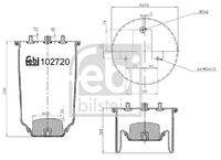 FEBI BILSTEIN 102720 Dichtungssatz, Kurbelgehäuse