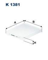FILTRON K1381 Filter, Innenraumluft