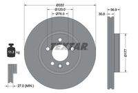 TEXTAR 92307705 Bremsscheibe
