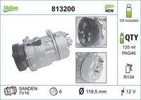 VALEO 813200 Kompressor, Klimaanlage