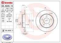 BREMBO 08A02911 Bremsscheibe