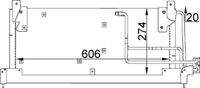 MAHLE AC223000S Kondensator, Klimaanlage