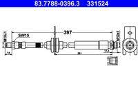 ATE 83778803963 Bremsschlauch