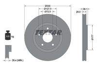 TEXTAR 92278905 Bremsscheibe