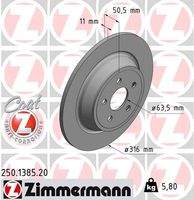 ZIMMERMANN 250138520 Bremsscheibe