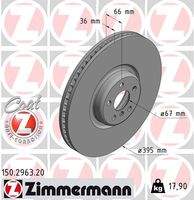 ZIMMERMANN 150296320 Bremsscheibe