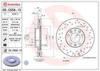 BREMBO 09C6581X Bremsscheibe