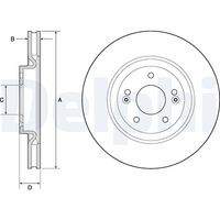 DELPHI BG4683C Bremsscheibe