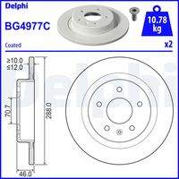 DELPHI BG4977C Bremsscheibe