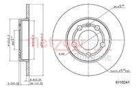 METZGER 6110241 Bremsscheibe