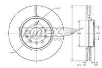 TOMEX Brakes TX7379 Bremsscheibe