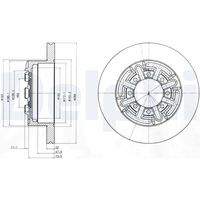 DELPHI BG4171 Bremsscheibe