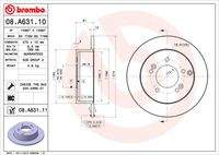 BREMBO 08A63111 Bremsscheibe