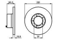 BOSCH 0986478138 Bremsscheibe
