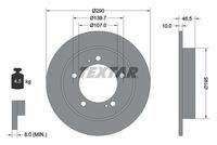 TEXTAR 92066003 Bremsscheibe
