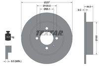 TEXTAR 92079900 Bremsscheibe