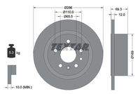 TEXTAR 92067003 Bremsscheibe