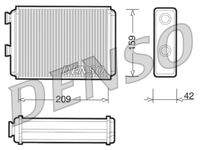 DENSO DRR09070 Wärmetauscher, Innenraumheizung