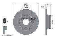 TEXTAR 92060400 Bremsscheibe