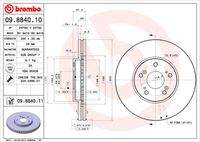 BREMBO 09884011 Bremsscheibe
