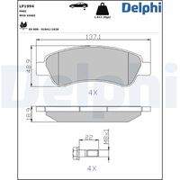 DELPHI LP1994 Bremsbelagsatz, Scheibenbremse