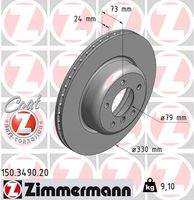 ZIMMERMANN 150349020 Bremsscheibe