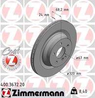 ZIMMERMANN 400367220 Bremsscheibe
