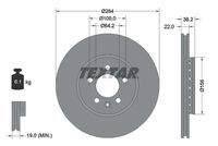 TEXTAR 92103400 Bremsscheibe